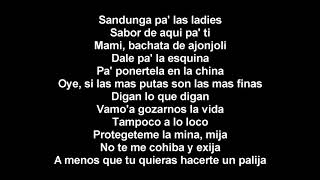 Tego Calderón  Pa Que Retozen Letra [upl. by Pauiie]