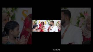 Bride and Groom mass entry 🫰marriage youtubeshorts [upl. by Esilegna]