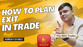 HOW TO BOOK PROFIT IN TRADING  BEST EXIT PLAN IN TRADING  SUNDAY GYAN 5 daytrading trading [upl. by Fauman]