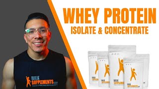 The benefits of Whey Protein Whey Isolate vs Whey Concentrate [upl. by Zsamot]