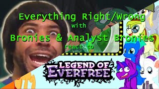 Everything RightWrong with Bronies React  Analyst Bronies React EQG4 Legend of Everfree [upl. by Yecart454]