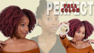 The PERFECT Fall Hair Color quotSangriaquot  ORS Curls Unleashed ColorBlast Wax [upl. by Yevoc]