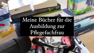 Bücher für meine Ausbildung zur Pflegefachfrau  Rucksack  Bücherliste [upl. by Amlet231]