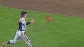 Mulholland tosses glove to first [upl. by Lumbye]