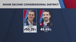 Incumbent Jared Golden wins reelection in Maines 2nd Congressional District race [upl. by Ladonna219]