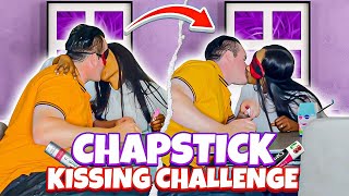 CHAPSTICK KISSING CHALLENGE GOT FREAKY [upl. by Lessig]