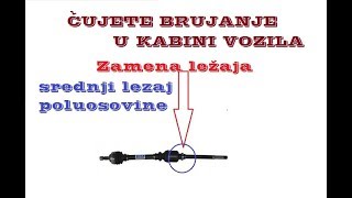 Cujete brujanje u kabini vozila Srednji lezaj poluosovine [upl. by Eislek740]