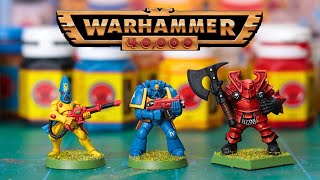 Painting Warhammer like its 1994 [upl. by Ekusuy]