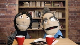 Meet the Robin Ince amp Brian Cox puppets [upl. by Harbed]