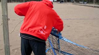 Ashbridges Bay Beach Volleyball Leagues  How To Take Down Nets and Lines [upl. by Oremo]