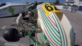 Kartodromo Afidnes I Tony Kart KZ I Hotlap [upl. by Ahsienyt]