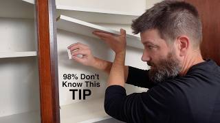 How To Remove and Adjust Cabinet Shelves Like A Pro [upl. by Stasny]