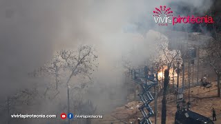 Fallas de Valencia 2024 Mascletà Domingo 17 de Marzo 2024 Pirotecnia Caballer FX [upl. by Aisayt]