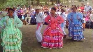 HONDURAS NATIVE DANCE PERFORMED BY HIGH SCHOOL STUDENTS [upl. by Annoyt]