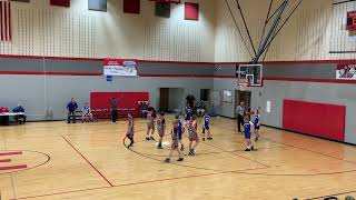 7th grade Boys Basketball vs Edinburgh 1st half [upl. by Ahseela]