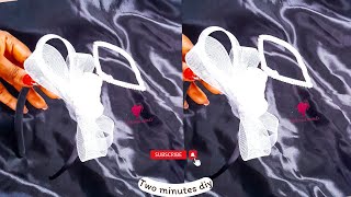 How to make a crinoline Fascinator for beginnersEasy diy video tutorial beginnersfriendly diy [upl. by Nrubua]