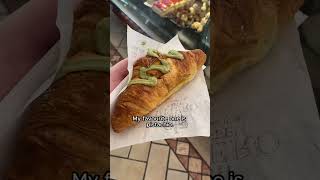 Cornetto is my favorite Italian Pastry 🥐 🇮🇹 cornetto lifeinitaly sicily fyp pistachio [upl. by Nivahb839]