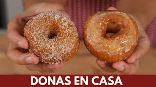 Rosquillas Donas Caseras sin Levadura  Katastrofa La Cocina [upl. by Amargo]