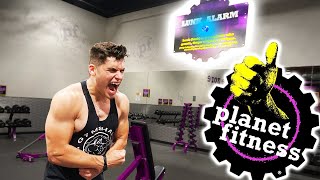 SETTING OFF THE LUNK ALARM AT PLANET FITNESS BAD IDEA [upl. by Hunt510]