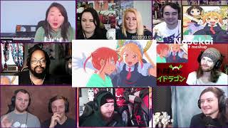 Miss Kobayashis Dragon Maid Opening 1 「Blue Sky Rhapsody」  React Mashup 小林さんちのメイドラゴンOP1 [upl. by Pfister141]