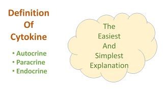 Definition of Cytokines  Cytokine Series  Mightymedicoz [upl. by Ocin644]