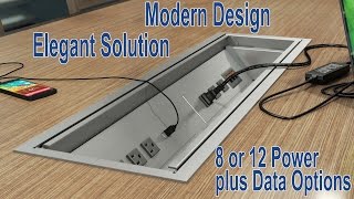 Oasis Power Data Trough  Conference Table Telecom Center [upl. by Enahsal]