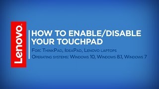 How To  Enable  Disable Your Touchpad [upl. by Hsotnas708]