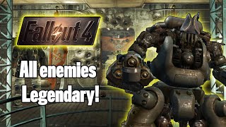 Can you beat Fallout 4 if all enemies legendary [upl. by Ardnoik58]