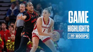 Nebraska vs Maryland  Highlights  Big Ten Womens Basketball  March 9 2024 [upl. by Abagail437]