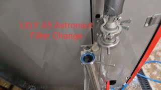 Lely A5 Astronaut milking robot Filter Change [upl. by Arehc]