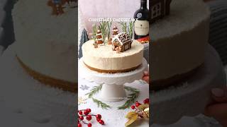 Your Christmas Dessert Sorted ✔️😍🎄 gingerbread cheesecake baking recipe shorts christmas [upl. by Egief]