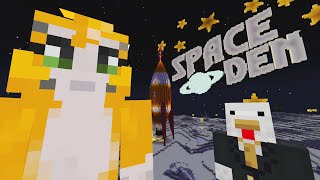 Minecraft  Space Den  On The Moon 1 [upl. by Barclay795]