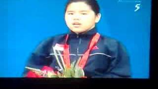 Majulah Singapura at the Beijing Paralympics [upl. by Chasse]