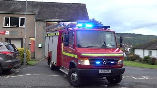 RARE Coniston Retained Pump Turnout Cumbria Fire And Rescue Service [upl. by Ruffo]