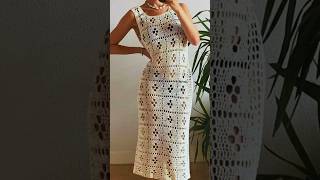 💡 Ideas para tejer vestidos de encaje a crochet moda vestidos crochet [upl. by Aciretehs]