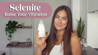 Selenite Crystal Meaning • Cleanse Your Aura [upl. by Anatniuq]