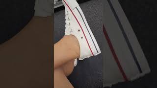 White Converse Dangle amp Footwork [upl. by Aneertak]