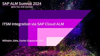 Discover how SAP Cloud ALM empowers to seamlessly integrate your ITSM solutions [upl. by Kaylee]