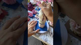 Zefir Tulip process • edible flower • premium marshmallow flowers bouquet candygifts [upl. by Odnomar]