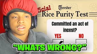 I Took The Rice PURITY Test shocking [upl. by Arnuad]