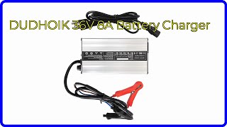 REVIEW 2024 DUDHOIK 36V 8A Battery Charger ESSENTIAL details [upl. by Arihppas]