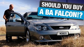 💵Buying a BA Falcon  The MotoringBox Buyers Guide to Ford Australias Future Classic [upl. by Barker]