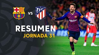 Resumen de FC Barcelona vs Atlético de Madrid 20 [upl. by Trevethick]