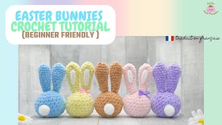 EASTER Crochet IDEAS  Bunny Crochet PATTERN  TUTORIAL  beginner friendly [upl. by Anairb]