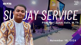 Ibadah Raya Minggu 10 nov 2024  Pdp Hari Sandi Gulo MTh [upl. by Rawna958]