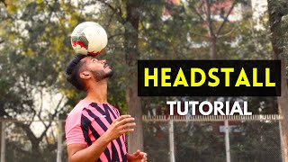 Balance Football on Head in 3 Easy Steps Headstall Tutorial [upl. by Nemaj86]