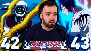 URYU VS MAYURI Bleach Episode 4243 REACTION [upl. by Nekcarb]