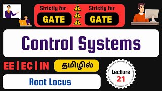 Lec 21  Unit5  Root Locus  Control Systems  GATE Level Problems  JSMS20 [upl. by Lauri]