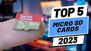 Top 5 BEST Micro SD Cards of 2023 [upl. by Tatia]