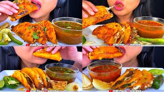 ASMR PHAN EATING BIRRIA TACOS  MUKBANG COMPILATION [upl. by Meingolda]